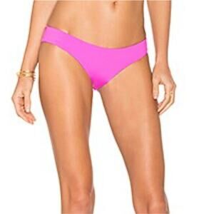 L*Space Sandy Bikini Bottom in Bright Fuchsia Pink Size Small NWT